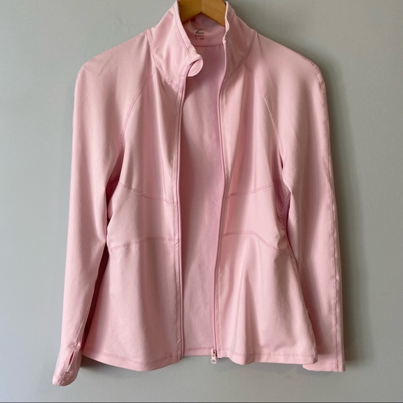 Z by Zella pink full zip up warm up jacket - small - Picture 9 of 11
